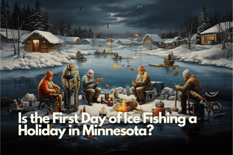 is the first day of ice fishing a holiday in Minnesota?