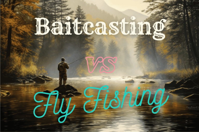 Fly Fishing VS Baitcasting in 2023 (In Simple Terms)