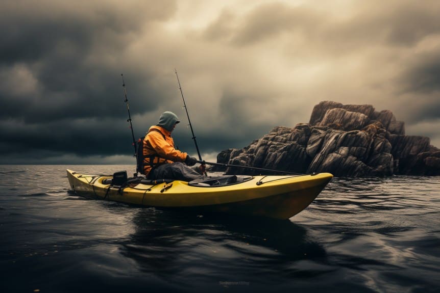 how much wind is too much for kayak fishing