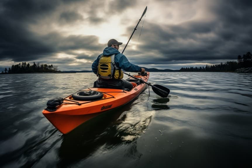 how much wind is too much for kayak fishing